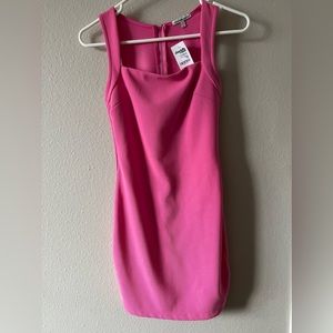 Charlotte Russe pink fitted dress